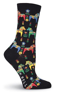 Dala Fjord Horse Socks