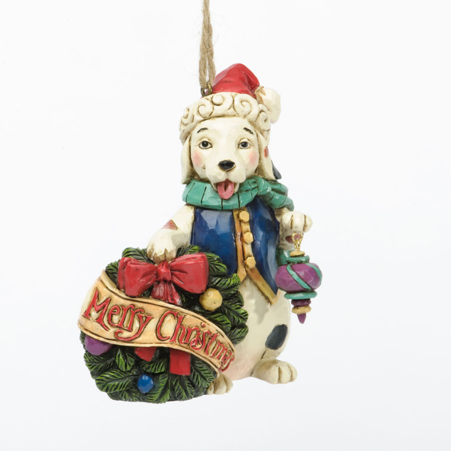 JS Dog & Wreath