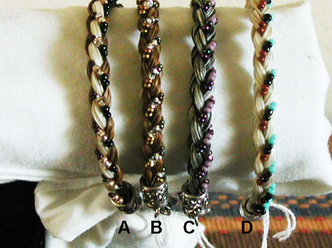 Fun Beaded Horse Hair Bracelets