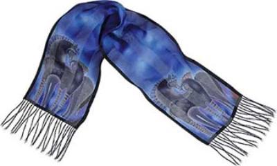 Indigo Horses Blue