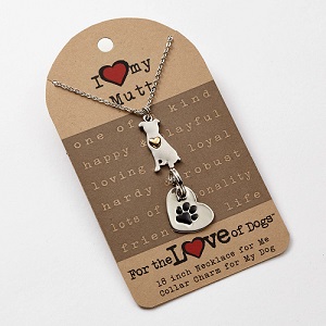 Mutt Dog Tag and Necklace