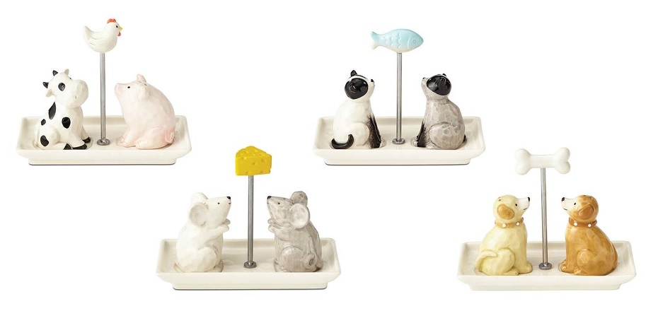 Fun Animal Salt & Pepper Sets.