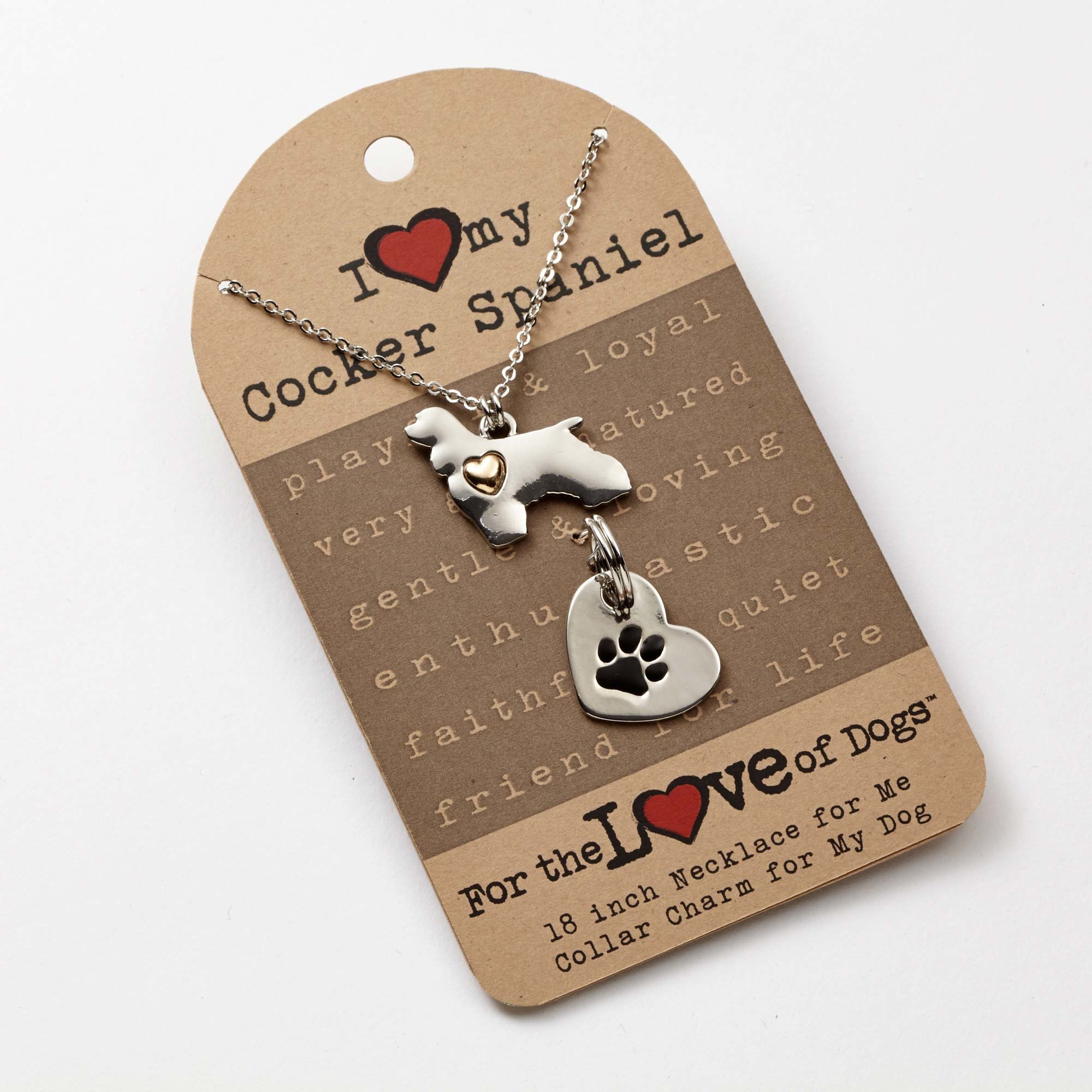 Cocker Tag and Necklace